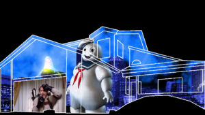 Ghostbusters Halloween House Projection Mapping Video Customization
