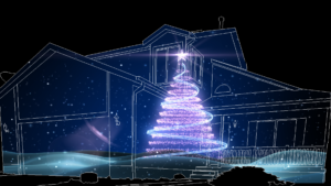 Trans-Siberian Orchestra Christmas House Projection Mapping Video Customization