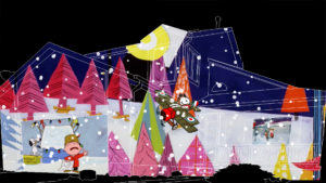 A Charlie Brown Christmas Christmas House Projection Mapping Video Customization