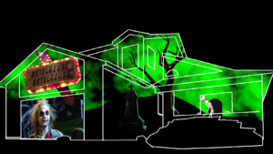 Beetlejuice Halloween House Projection Mapping Video Customization