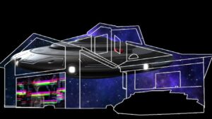 Aliens! Halloween House Projection Mapping Video Customization