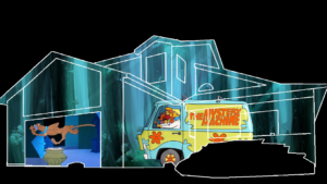Scooby Doo Halloween House Projection Mapping Video Customization