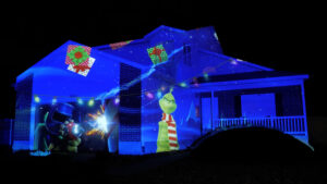 The Grinch Christmas House Projection Mapping Video Customization